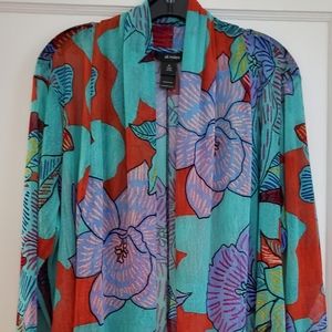 Ali Miles Sheer Cardigan sz XL